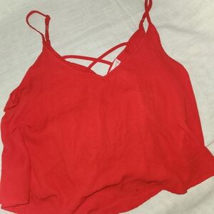 Bold Red Spaghetti Strap